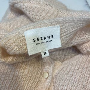 SEZANE versatile cardigan in blush pink 💕